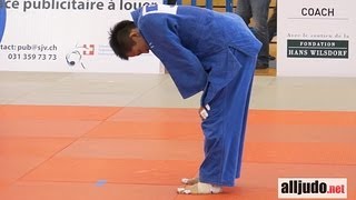 NOMURA Tadahiro JPN  RAYMOND Adrien FRA  Swiss Judo Open 2013 [upl. by Rennug]