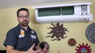 How to use your Mitsubishi Ductless wall unit Kettle Moraine Heating amp Air Conditioning [upl. by Ahsinev]