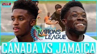 Canada vs Jamaica Reggae Boyz Live Stream  Concacaf Nations League Quarter Final  Watchalong [upl. by Terchie]