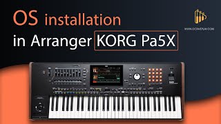 How to install OS in KORG Pa5X [upl. by Sibley754]