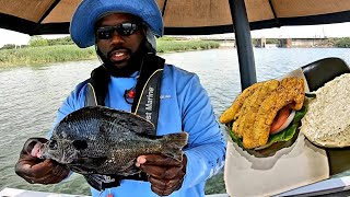 How We Catch Clean Cook Giant Bluegill [upl. by Nyrehtak]