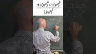 FRACCIÓN ALGEBRAICA CON POTENCIAS Álgebra Básica [upl. by Ecnatsnok]