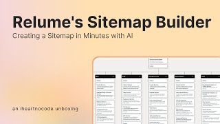 AI Revolution Quick Unboxing of Relumes Sitemap Generator [upl. by Attenyw152]