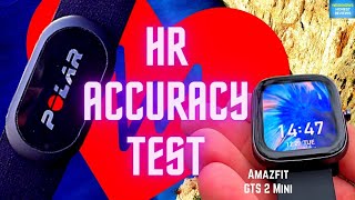 Heart Rate Accuracy Test of Amazfit GTS 2 Mini  Review and Test  Leg Workout HR [upl. by Ahsilahs]