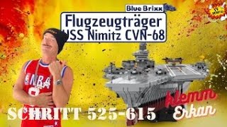 Erkan baut Flugzeugträger USS Nimitz Schritte 525615 von Bluebrixx [upl. by Spracklen]