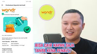 CARA BUKA DEPOSITO BANK BNI DI WONDER BY BNI [upl. by Asir]