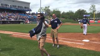 BREAKING Whitecaps mascot Crash wins 1st ever Crash Dash [upl. by Katy537]