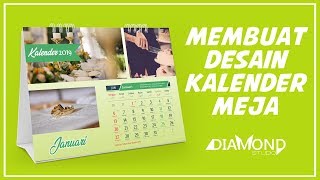 Cara Membuat Desain Kalender Meja 2019 Mudah dengan Corel Draw [upl. by Novak]