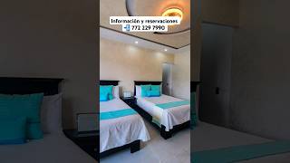 Hotel Taxuada con habitaciones para 2 ó 4 personas te incluye entradas por 2 días 📲772 229 7990 [upl. by Annaoj533]