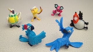 RIO 2 JEWELPERLA AND PEDRO MINI FIGURE PLAYSET VIDEO REVIEW [upl. by Etnohc271]