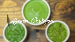 3 Ways to Make Green Chutney  How to Prepare Coriander Dip  Dhaniya Chatni Recipes [upl. by Kellie33]