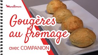 Gougères au fromage avec COMPANION  Les recettes Moulinex [upl. by Eugor]