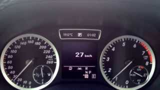 Mercedes Benz 2013 B CLASS B250 W246 Distronic Plus in Action [upl. by Nitsua]