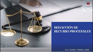 REDACCIÓN DE RECURSOS SESIÓN 1 [upl. by Cirred]