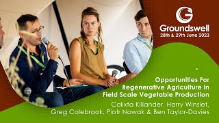 Opportunities For Regenerative Agriculture in Field Scale Vegetable Production  Groundswell 2023 [upl. by Annayhs]