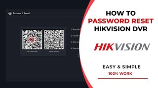 UPDATE Hikvision DVR Password Reset [upl. by Eulalie960]