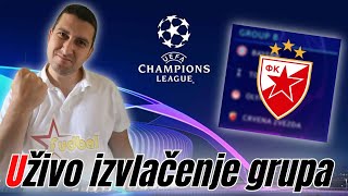 🔴 Žreb grupne faze Lige šampiona ☆ Crvena zvezda dobija protivnike ☆ Liga šampiona [upl. by Lahtnero]