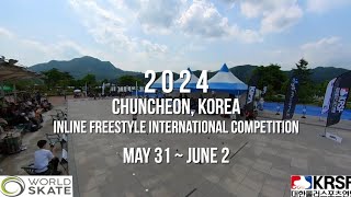 Welcome to the 2024 Chuncheon Inline Freestyle World Cup [upl. by Gianni]