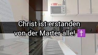 Easter Christian Hymn Teutonic Order Victory Song ✝️  Christ ist erstanden ✝️ Synthesizer Cover [upl. by Thorin195]