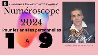 Numérologie année 2024 Numéroscope de l année [upl. by Yentnuoc]