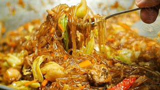 Sotanghon Guisado Recipe 🍜🐔🥕 Sauteed Vermicelli Noodles [upl. by Eada320]