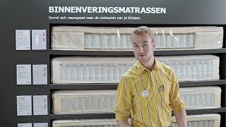 Een goede matras kiezen – binnenveringsmatras  IKEA Helpt [upl. by Nappie]