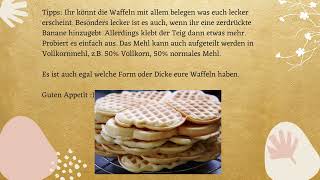 Vegane Waffeln  Grundrezept mit nur 8 Zutaten  Natürlich Vegan🌱 [upl. by Cecil]