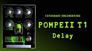 Cicognani Engineering POMPEII T1 Tube Sonic Echo  Demo and Review [upl. by Sedda]