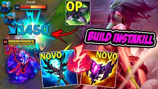 QUEBRADO AKALI COM A NOVA BUILD DE INSTAKILL NO PBE É OP  LEAGUE OF LEGENDS [upl. by Shaia503]