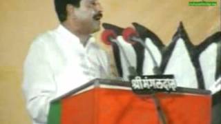 Pramod Mahajan speech at Bharat Suraksha Yatra Solapur 06 Part 1 [upl. by Martijn871]