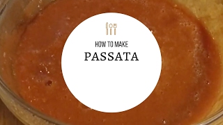 How to Make Tomato Passata [upl. by Corrie235]