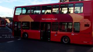 East London Transit Route EL2 WVL342 LX59DFC Wright Eclipse Gemini 2 VolvoB9TL Rainham BE [upl. by Alvita805]