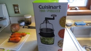 Cuisinart Food Spiralizer [upl. by Meeharbi]