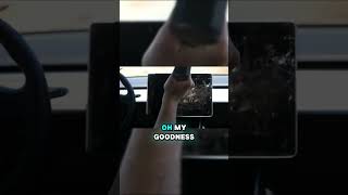 How STRONG is Tesla Model 3 Screen 😱 [upl. by Icat211]