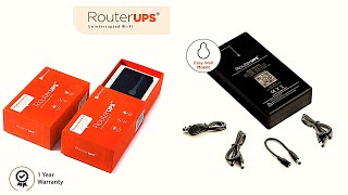 Resonate RouterUPS CRU12V2 Power Backup for WiFi Router  UPS Router [upl. by Omolhs]