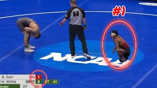 5 HUGE UPSETS from NCAA WRESTLING Championships 2022 [upl. by Maryly]