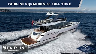 New Fairline Squadron 68  Full Tour [upl. by Ainitsirc]