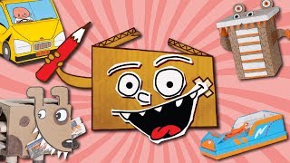 Awesome Crazy Cardboard Crafts Ideas  Craft Ideas on Box Yourself [upl. by Esile689]