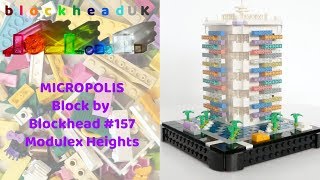 Modulex Heights  LEGO Micropolis Block by Blockhead 157 [upl. by Oramlub]