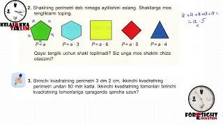 3sinf matematika yechimlari 9mavzu [upl. by Anum]