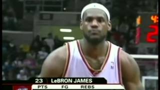 Lebron James 47 pts12 reb10 ast vs DWade 44 pts9 ast season 2006 cavs vs heat [upl. by Wohlert]