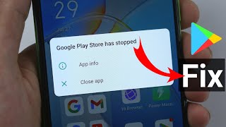 How to Fix Google Play Store has stopped problem [upl. by Blake]