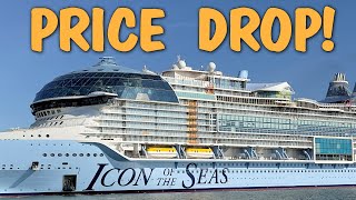 Cruise Deal 64 Off Balcony Cabin Price On Icon Of The Seas Royal Caribbeans New Ship [upl. by Melonie]