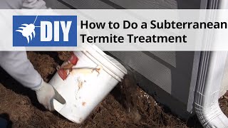 How To Do a Subterranean Termite Treatment [upl. by Neelyahs]