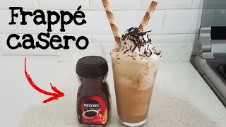 FRAPPÉ DE CAFÉ fácil y delicioso frappe nescafe [upl. by Lauryn]