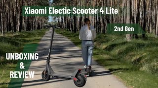 Xiaomi Electric Scooter 4 Lite 2nd Gen  Unboxing [upl. by Yole860]