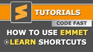 How to Install and Use Emmet Package in Sublime Text  Very Useful Shortcuts [upl. by Andrus]