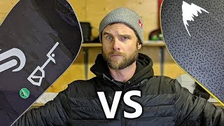 Snowboard Comparison  Deep Thinker VS TRice Pro [upl. by Mirabel194]