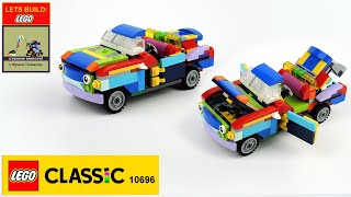 LEGO 10696 MOC Car Jeep Compass 🚕🚗 How to build Car from LEGO Classic 💰 Save Money amp Space with Lego [upl. by Crescantia]