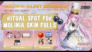 Molinia SKIN Gachapon  Ritual Spot amp Skin showcase  Tower of Fantasy [upl. by Llevrac170]